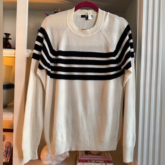 7 FOR ALL MANKIND | lightweight cashmere blend sweater - Picture 1 of 4